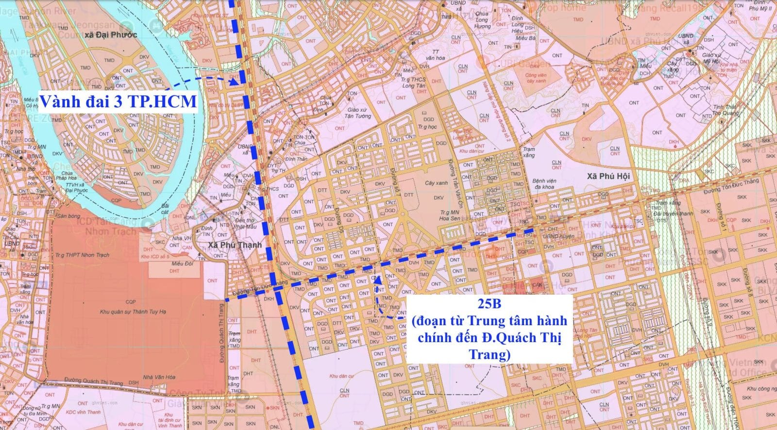 Đoạn giao nhau 25B và Vành đai 3 TP.HCM
